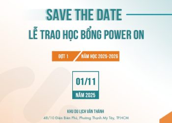 Thông báo lễ trao học bổng Power On
