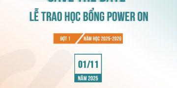 Thông báo lễ trao học bổng Power On